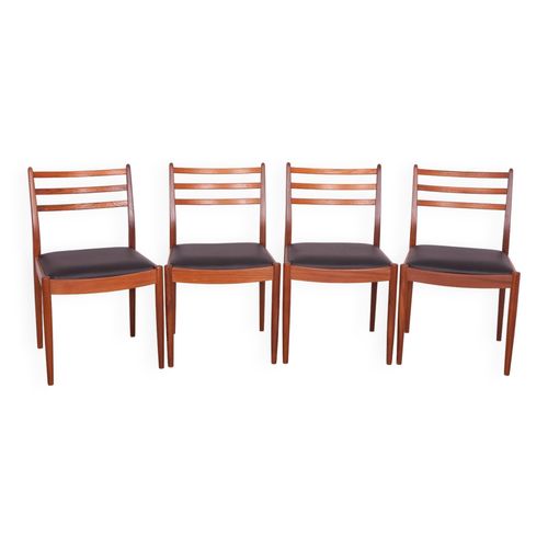 Chaises De Salle  Manger Vintage En Teck Par Victor Wilkins Pour Gplan 1960s Set De 4 Noir