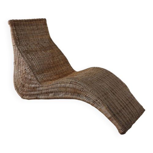 Chaise Longue Vintage  Bois