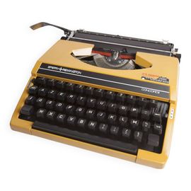 Machine Crire Sperry Remington Concord Ii Rvise Et Ruban Neuf Jaune
