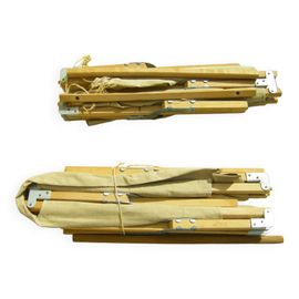 Paire De Lits Pliables Anciens Bois