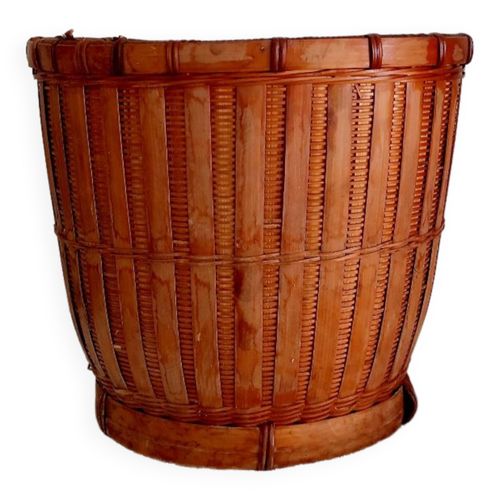 Cache Pot En Vannerie Bois