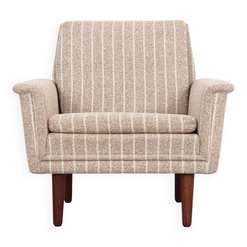 Fauteuil En Teck Design Danois Annes 1970 Production  Danemark Beige