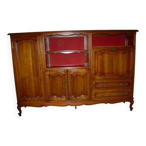 Meuble Living Merisier Avec Compartiment Bar Intgr Marron