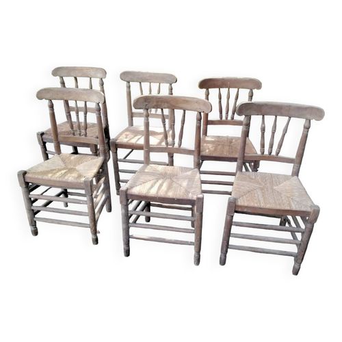 Chaises Rustiques Marron