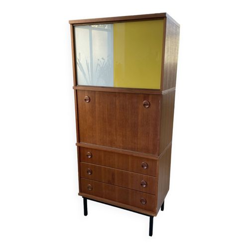 Meuble Secrtaire Moderniste En Teck Annes 50 Bois