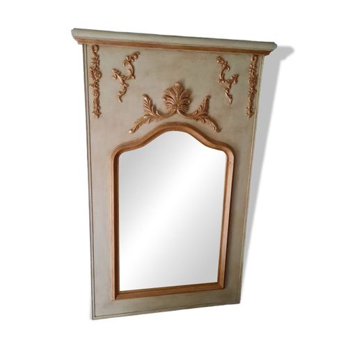 Miroir trumeau vert