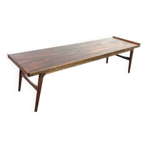 Table Basse Scandinave Vintage Des Annes 60 70 Marron