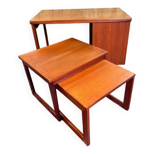 Table Basse Vintage Rtro Vintage En Teck Mcintosh 1960 Marron