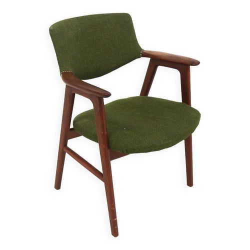 Fauteuil Scandinave En Teck Erik Kirkegaard Sude 1960 Vert