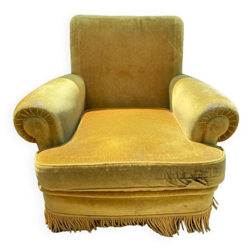 Fauteuil Crapaud Dore