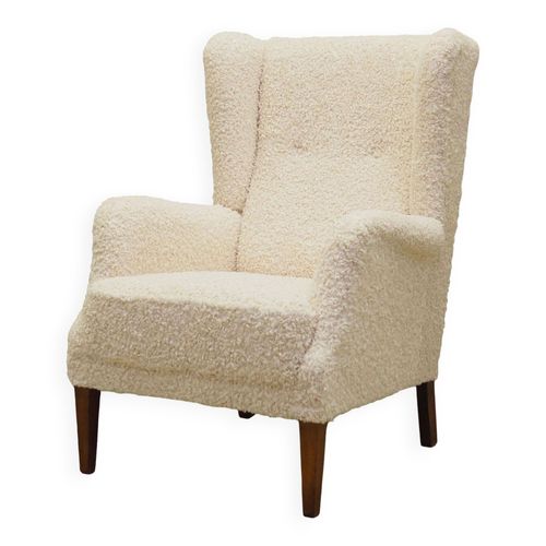 Fauteuil Lounge Design Danois Annes 1960 Production  Danemark Beige