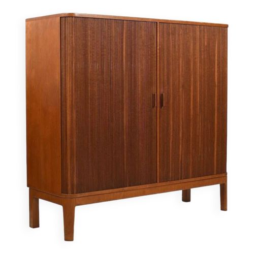 Armoire Danoise  Porte Tambour En Teck Des Annes 1950 Bois