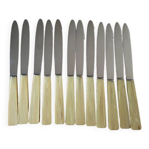 12 Couteaux Anciens Beige