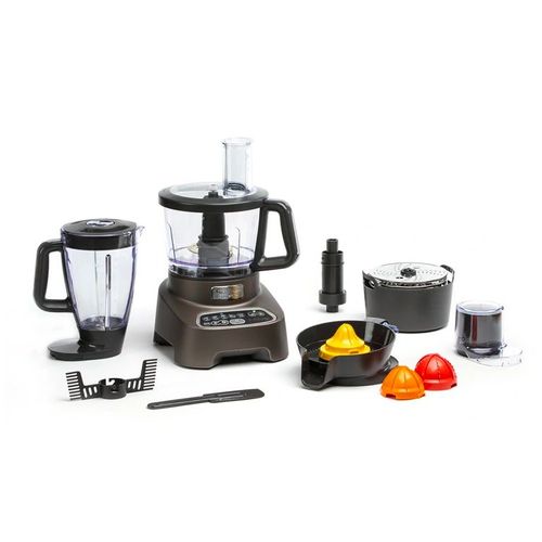 Robot multifonction MOULINEX DOUBLE FORCE 1000 W AVEC BLENDER, 10 ACCESSOIRES FP827E10