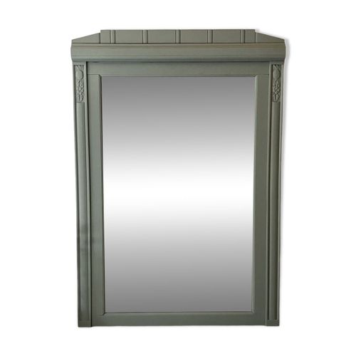 Miroir trumeau vert