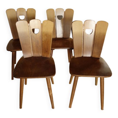 Chaises Scandinaves Midcentury En Bois Bois
