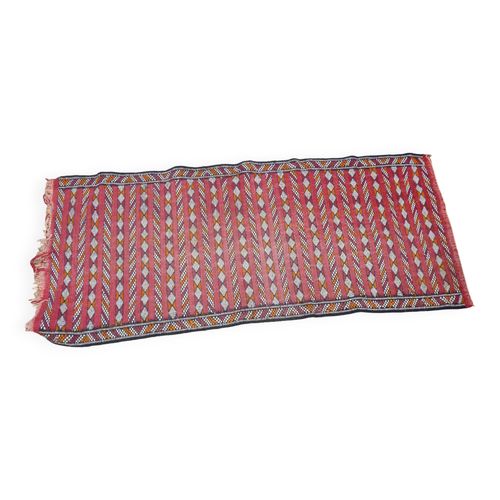 Tapis De Tente Berbere Afrique Du Nord Rouge