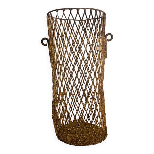 Porte parapluie en mtal blanc