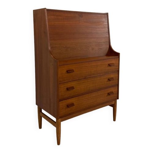 Secrtaire Danois Midcentury En Teck Des Annes 1960 Bois
