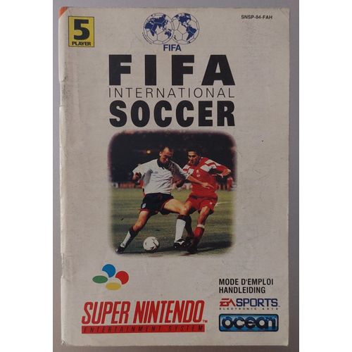 Fifa International Soccer - Notice Officielle Super Nintendo - Nintendo