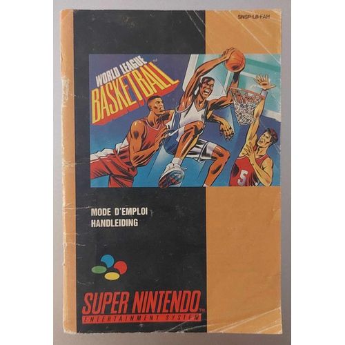 World League Basketball - Notice Officielle Super Nintendo - Nintendo