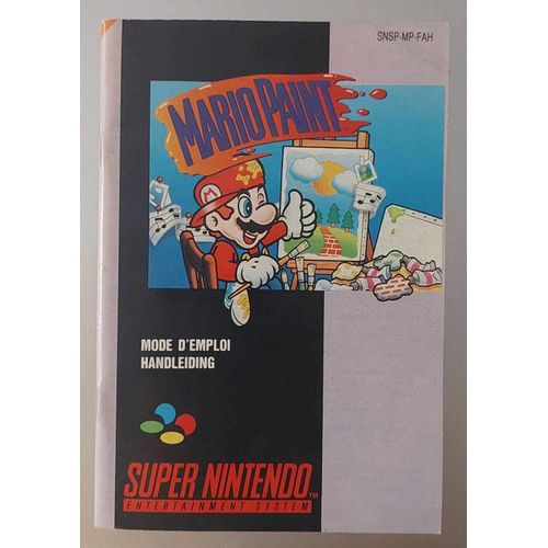 Mario Paint - Notice Officielle Super Nintendo - Nintendo
