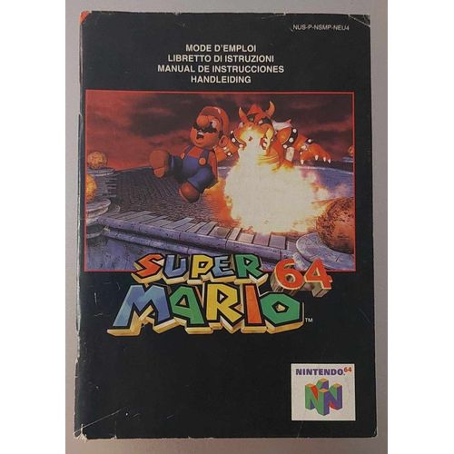 Super Mario 64 - Notice Officielle Nintendo 64 - Nintendo