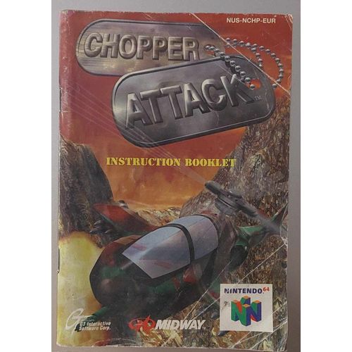 Chopper Attack - Notice Officielle Nintendo 64 - Nintendo