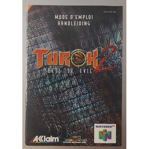Turok 2 Seeds Of Evil - Notice Officielle Nintendo 64 - Nintendo