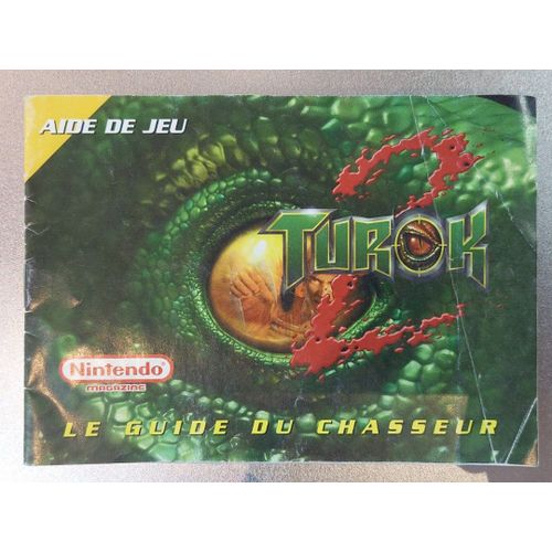 Turok 2 - Notice Le Guide Du Chasseur - Nintendo 64 - Nintendo
