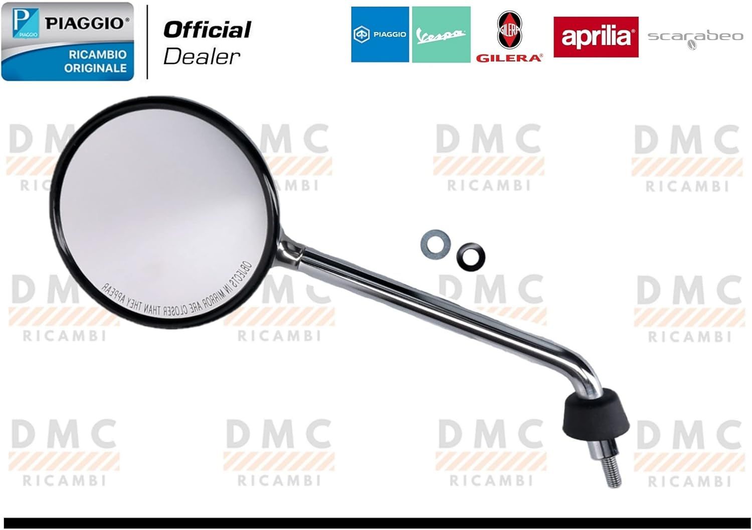 Rtroviseur Gauche Chrom Pour Vespa Lx 125  Vespa Lx 150 ... - 4