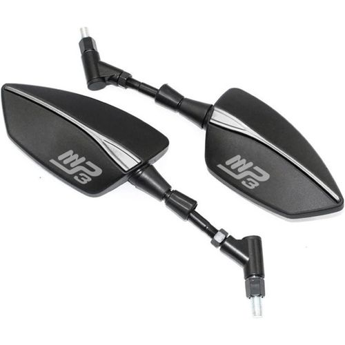 Silver - Pour Piaggio Mp3 250 300 500 Hpe Rétroviseurs Latéraux De Moto (Color : Silver)