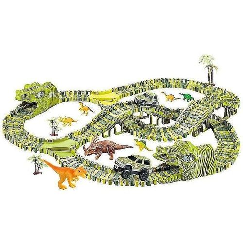 Dinosaure Chemin De Fer Jouet Voiture Piste De Course Piste Jouet Racetoys Pour Enfants Garçons Dieca