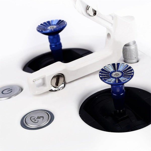 Bton De Pouce  Bascule De Contrleur En Alliage Cnc Bleu P... - 2