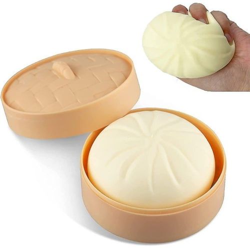 Boule Anti-Stress Squishy Boulette, Jouet Fidget, Boule De Pâte, Chignon Spongieux, Boule À Presser Anxi
