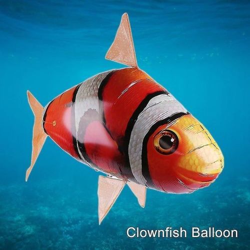 Ballon Gonflable Radiocommandé Télécommandé, Nageur À Air, Poisson Clown Nemo Volant