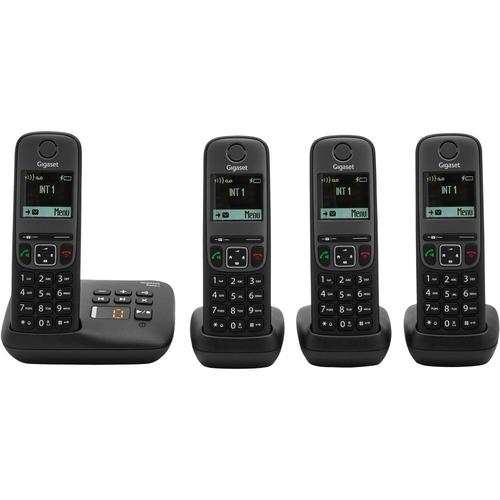 Téléphone sans fil Gigaset A605A Quattro Noir
