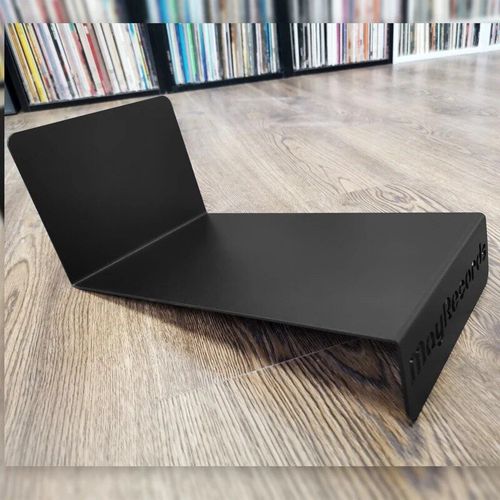 Support en vinyle pour livre de mode,support de stockage en fer LP pour livre de mode Magzine,Collection de disques,étagère de rangement,décor pour la maison et le bureau - Type Black