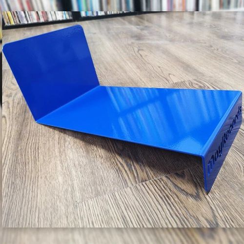 Support en vinyle pour livre de mode,support de stockage en fer LP pour livre de mode Magzine,Collection de disques,étagère de rangement,décor pour la maison et le bureau - Type Blue