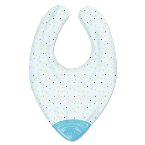 Chicco Gummy Bib Bavoir De Dentition +2m Bleu