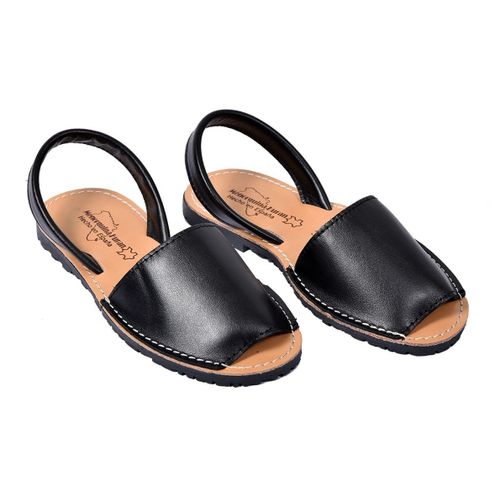 Sandale Nu Pieds Premium Cuirs Chaussure D'été Qualité Et Confort 550 Noir