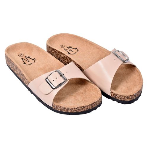 Sandale Mule Premium Chaussure D'été Qualité Et Confort R93 Beige