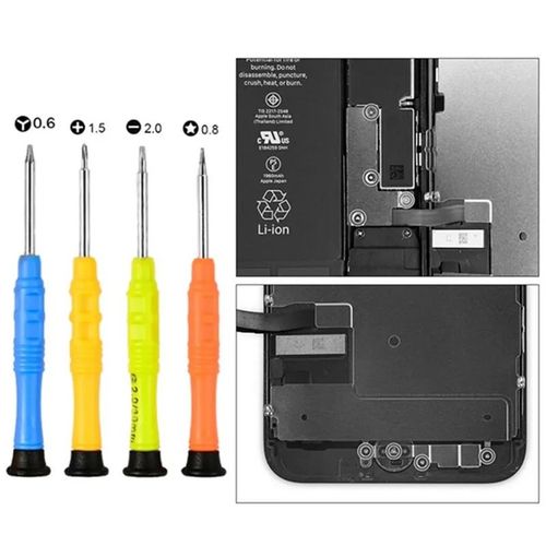 Jeu De Tournevis Pour Iphone X 8 7 6s 6,Outils De Réparation De Téléphone Portable Ouvrir La Barre De Levier Démonter L'écran Kit D'outils À Main 8-24 Pièces - Type 14 In 1