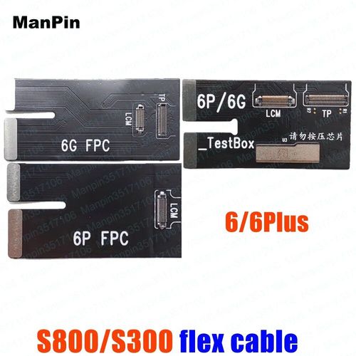 Testeur D'écran Tactile S800 S300,Câble Flexible,Pour Iphone 14 13 12 Pro Max Mini 11 Xs 8 7 6s,Réparation De Batterie - Type 6 6p