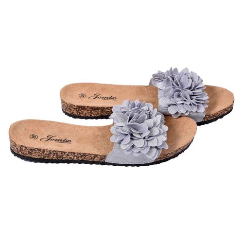 Sandale Mode Chaussure D'été Qualité Et Confort Sd5245 Gris