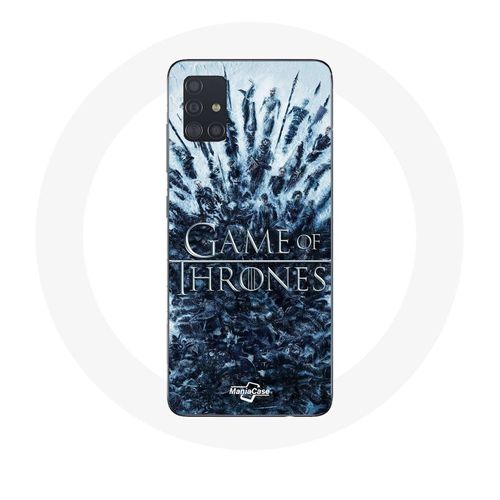 Coque Pour Samsung Galaxy A71 Game Of Thrones Saison 8 Episode 1 Le Trône De Fer Personnages Logo Gris