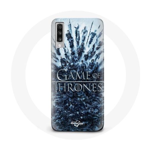 Coque Pour Samsung Galaxy A50 Game Of Thrones Saison 8 Episode 1 Le Trône De Fer Personnages Logo Gris