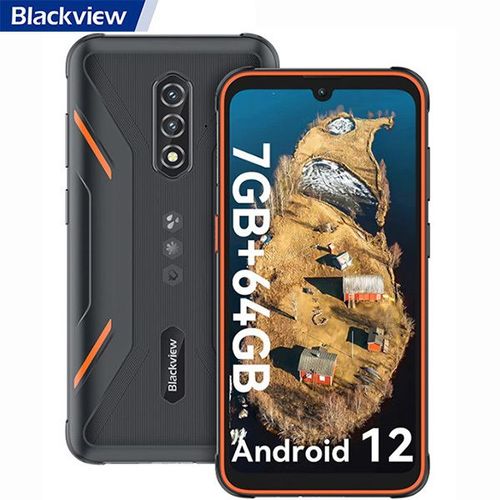 Blackview BV5200 Pro Smartphone Incassable 6.1" Android 12 7Go+64Go 13MP+8MP 5180mAh Double SIM Face ID NFC - Orange