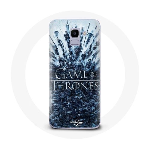 Coque Pour Samsung Galaxy A8 2018 Game Of Thrones Saison 8 Episode 1 Le Trône De Fer Personnages Logo Gris