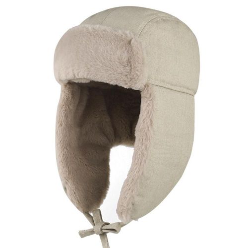 Chapeau De Trappeur Chaud Avec Rabats D'oreille Pour Hommes Et Femmes, Avec Doublure En Peluche, Coupe-Vent Pour La Chasse À La Peau, Usage Quotidien